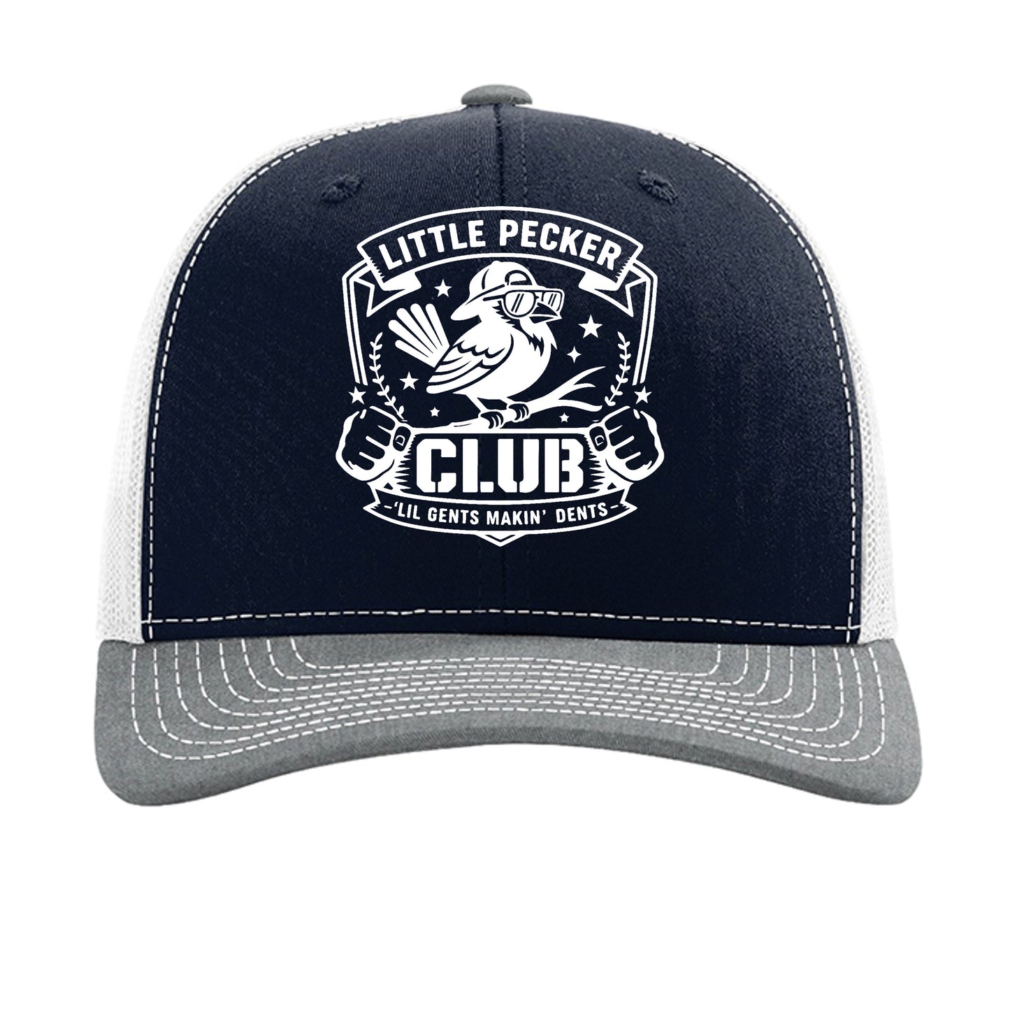 Navy/ White/ Heather Grey - 112 - FRONT
