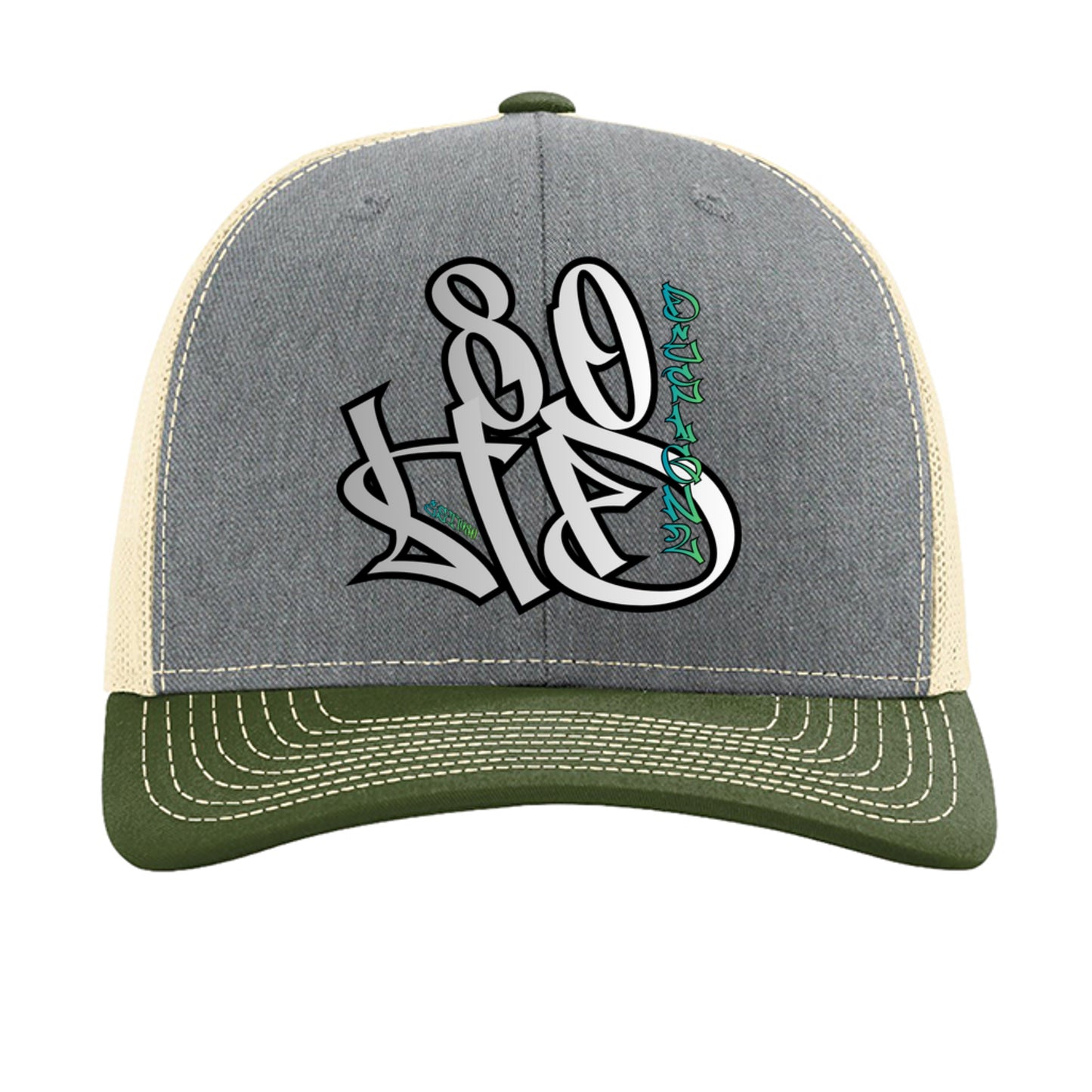 Heather Grey/ Birch/ Army Olive - 112 - FRONT