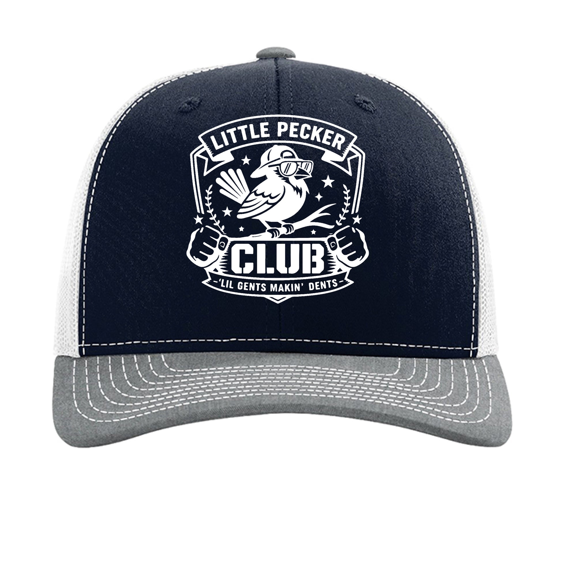 Navy/ White/ Heather Grey - 112 - FRONT