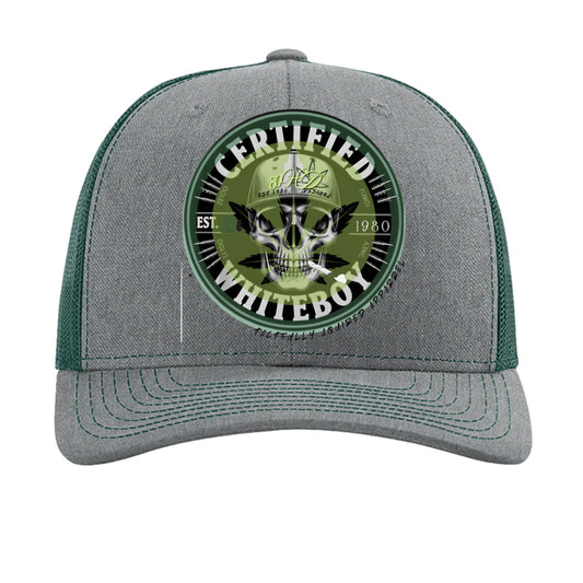 Heather Grey/ Dark Green - 112 - FRONT