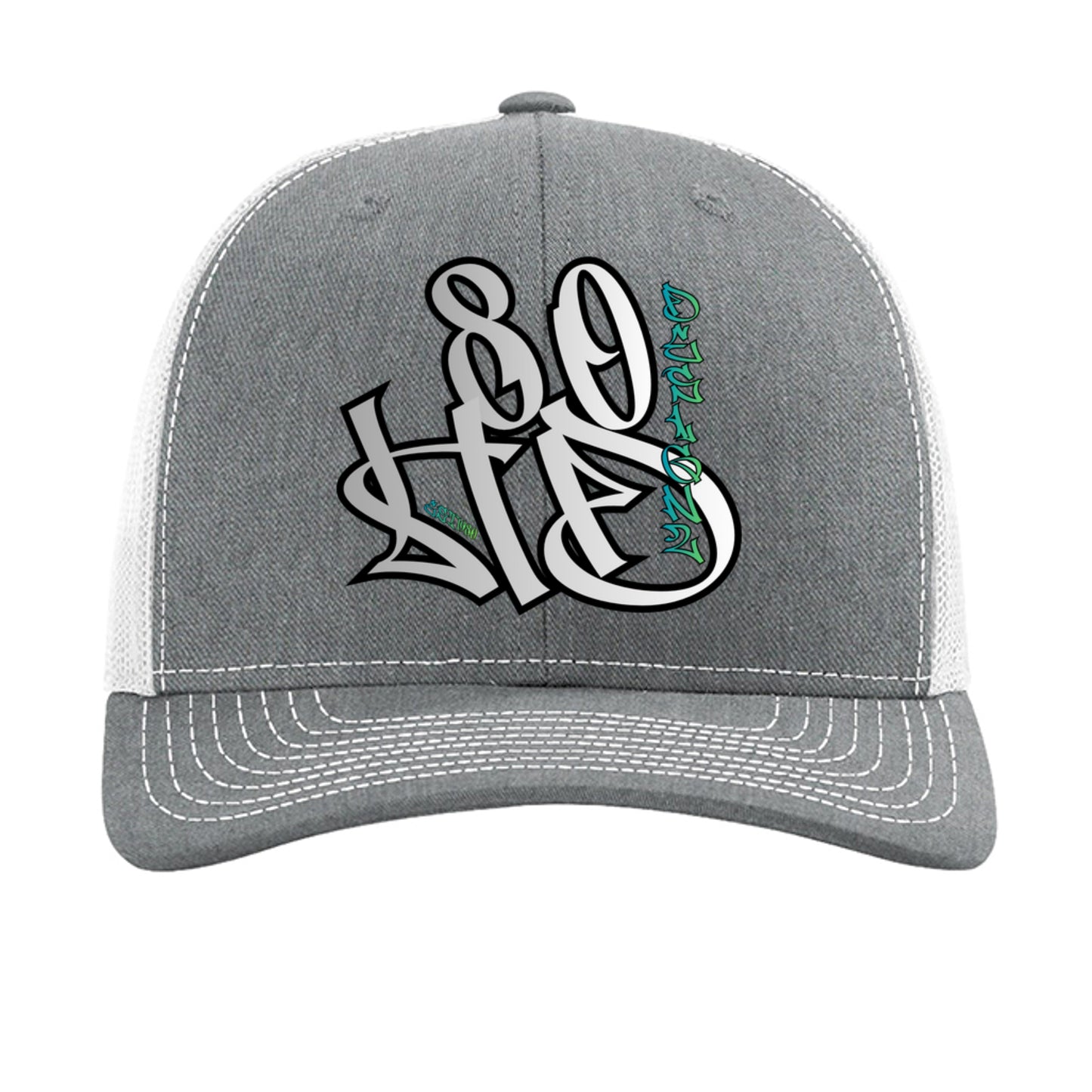 Heather Grey/ White - 112 - FRONT