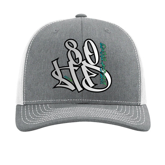 Heather Grey/ White - 112 - FRONT