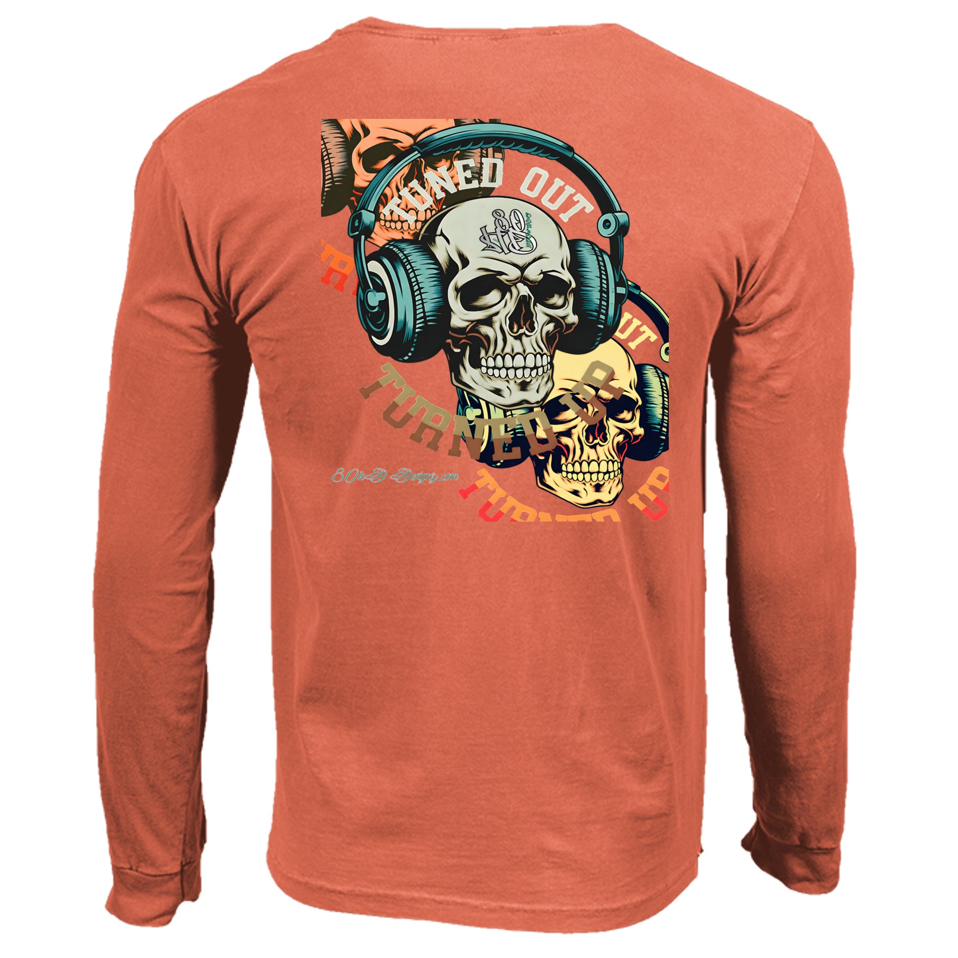 NEON RED ORANGE - C6014 - BACK
