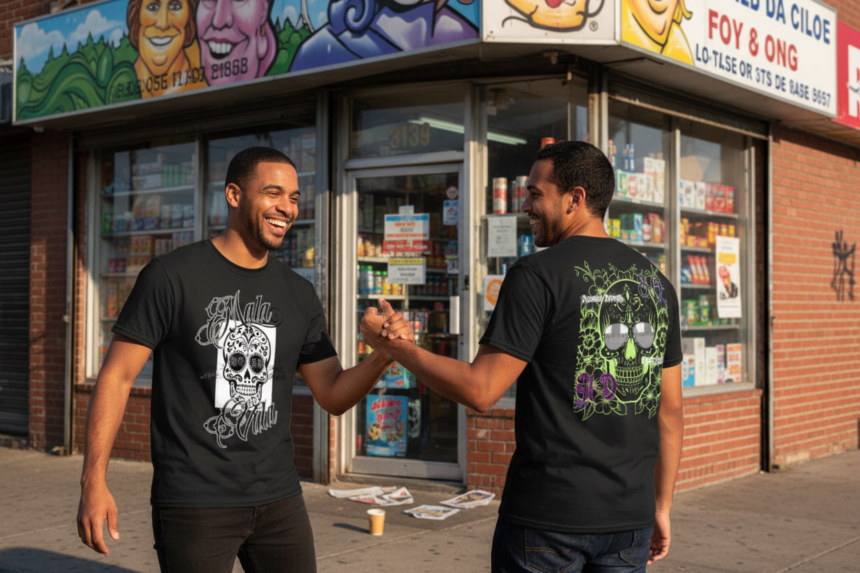 Relaxed happy dap corner store