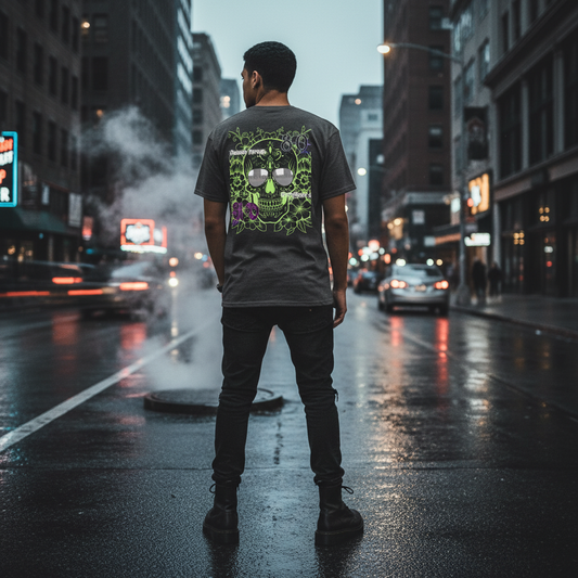 Sugar Skull Tee Style Shot